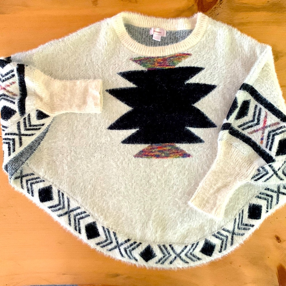 Sweater poncho